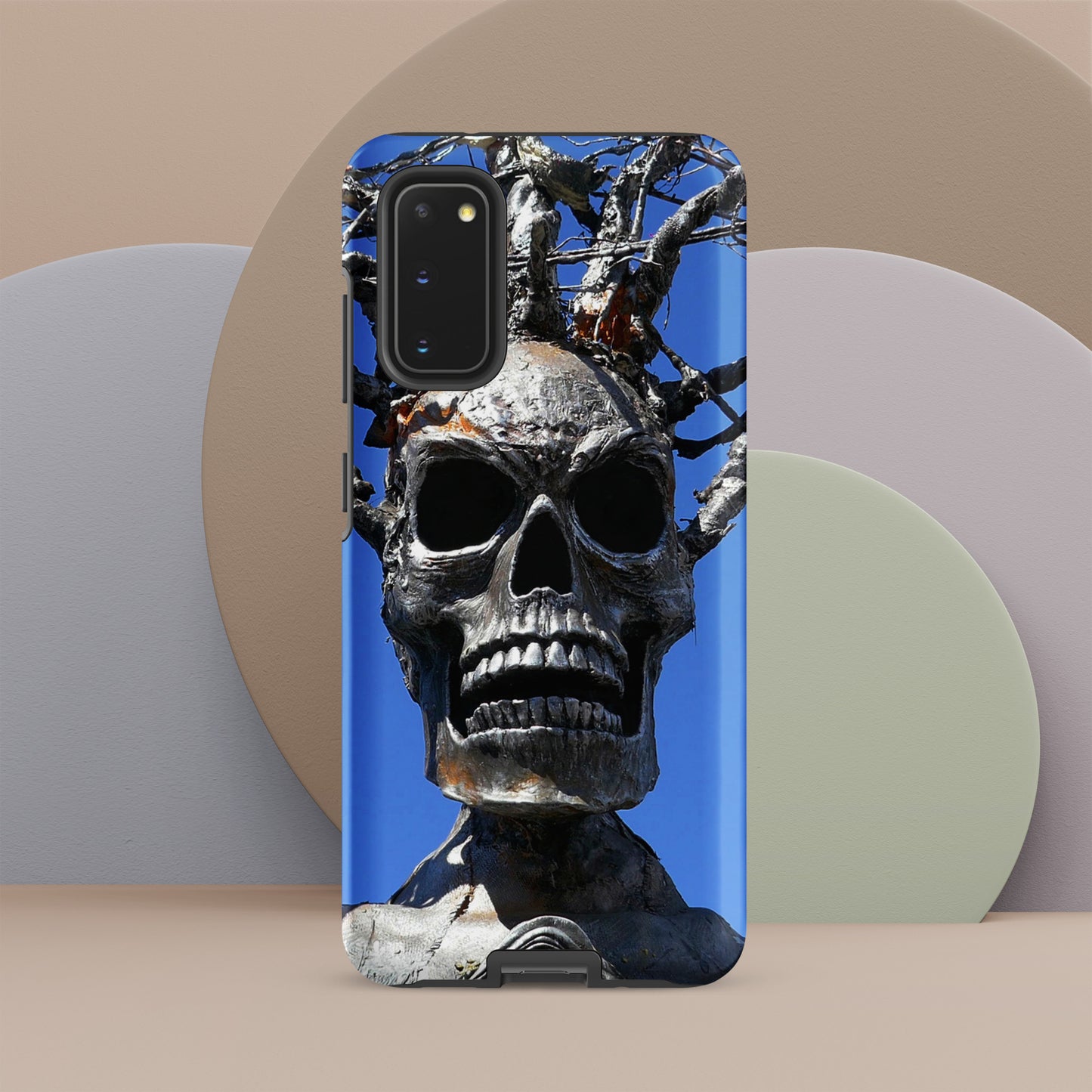 Skull Warrior Stare - Tough Case for Samsung ( Galaxy S24 Ultra - Galaxy S10 ) - Fry1Productions