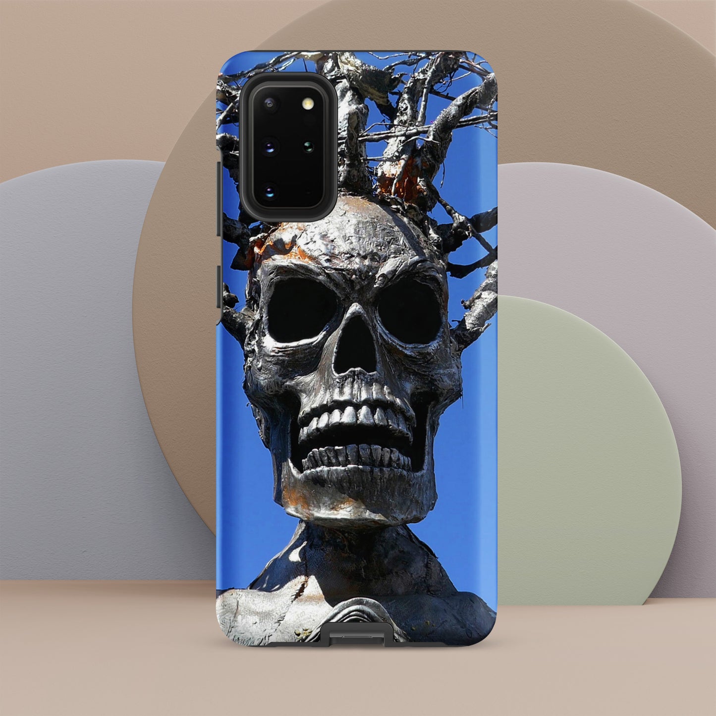 Skull Warrior Stare - Tough Case for Samsung ( Galaxy S24 Ultra - Galaxy S10 ) - Fry1Productions