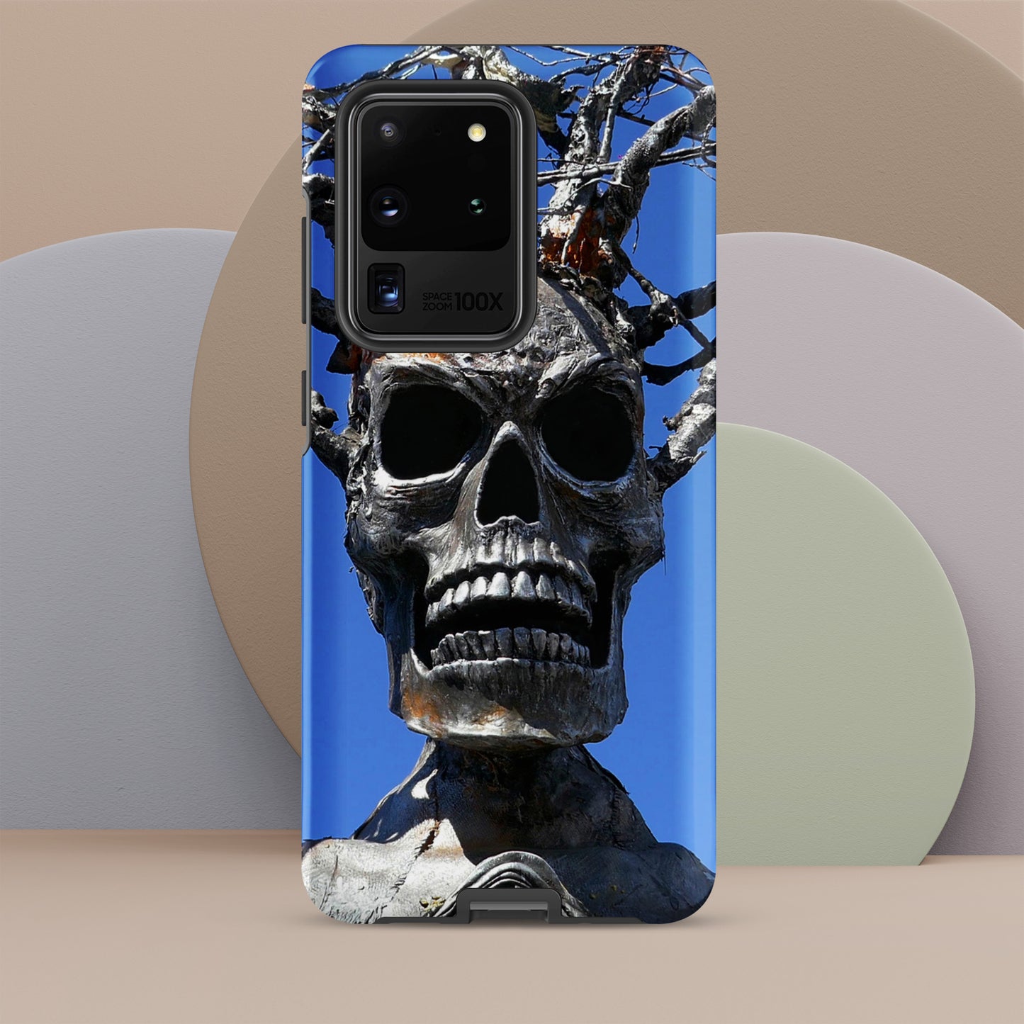 Skull Warrior Stare - Tough Case for Samsung ( Galaxy S24 Ultra - Galaxy S10 ) - Fry1Productions