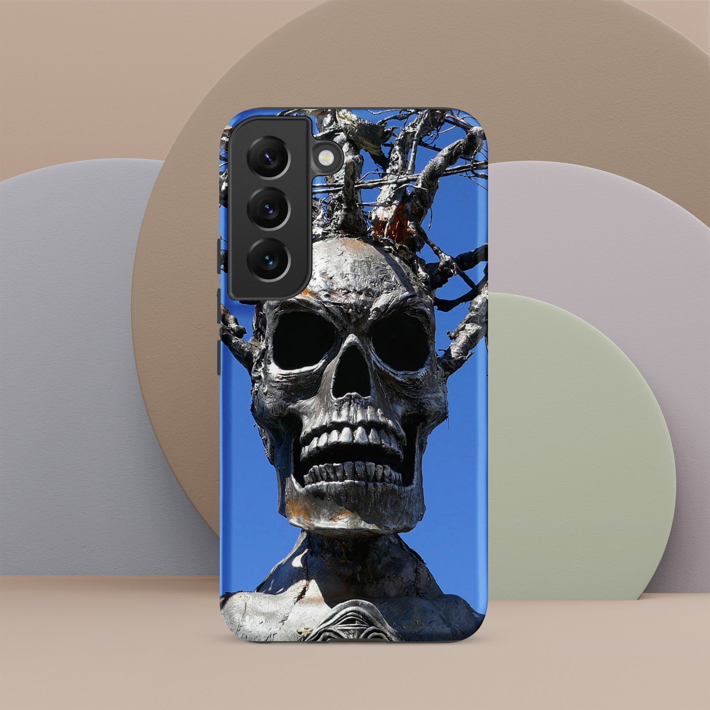 Skull Warrior Stare - Tough Case for Samsung ( Galaxy S24 Ultra - Galaxy S10 ) - Fry1Productions
