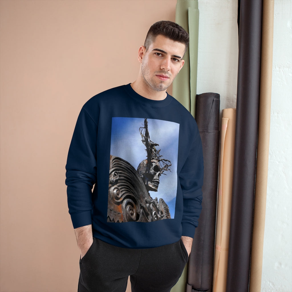 Skull Warrior - Champion Sweatshirt - Fry1Productions