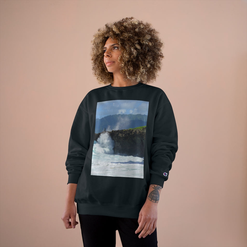 Rockin Surfer's Rope - Champion Sweatshirt - Fry1Productions