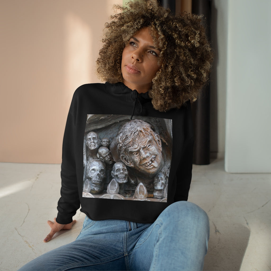 Waiting For The King - Crop Hoodie - Fry1Productions