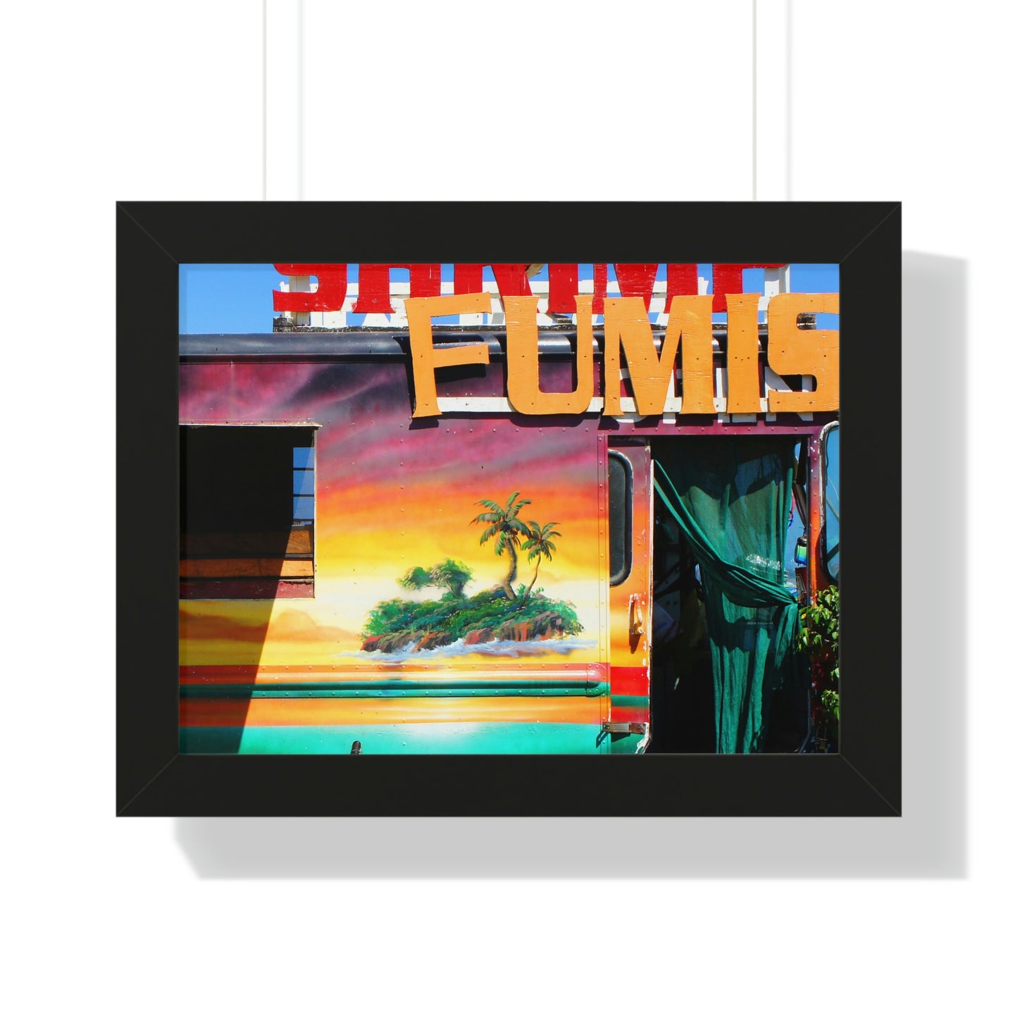 Island Love - Framed Horizontal Poster - Fry1Productions