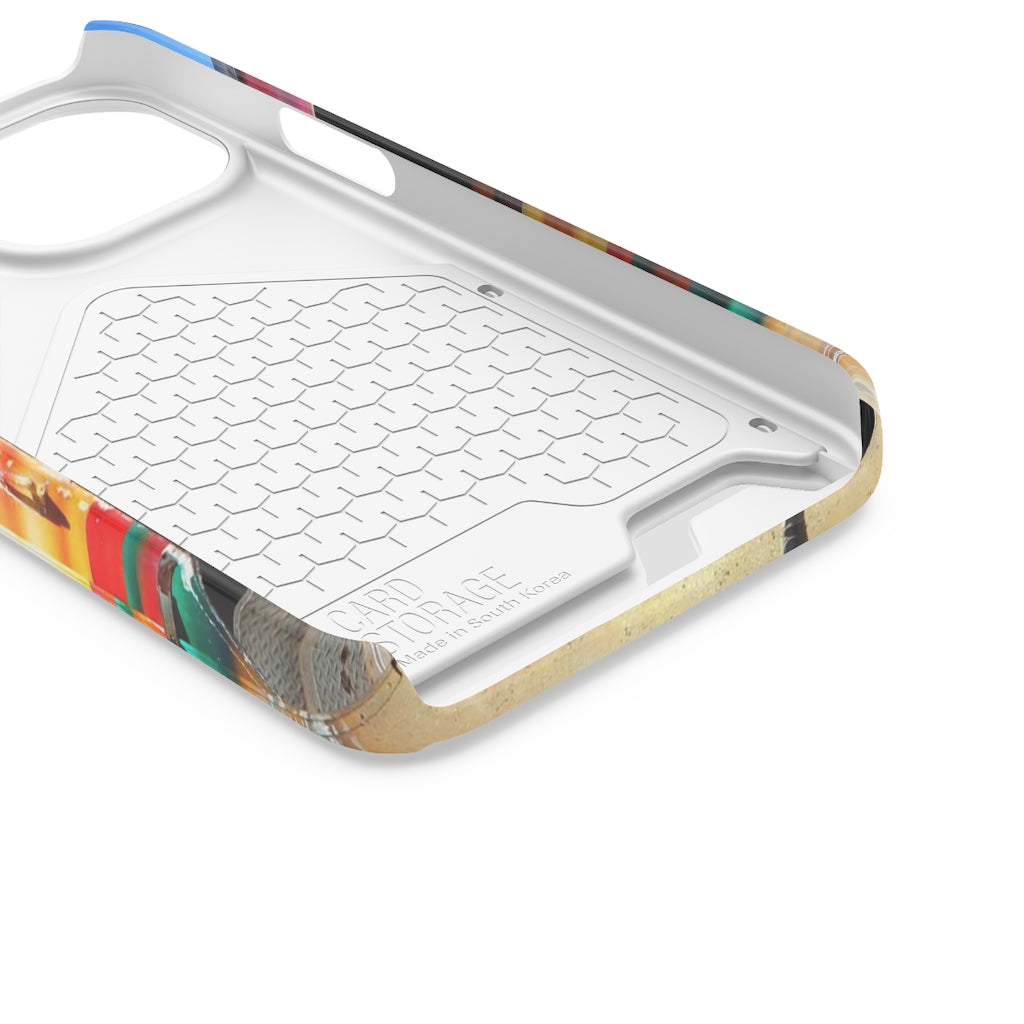 "Island Love" - Galaxy S22 S21 & iPhone 13 Case With Card Holder - Fry1Productions