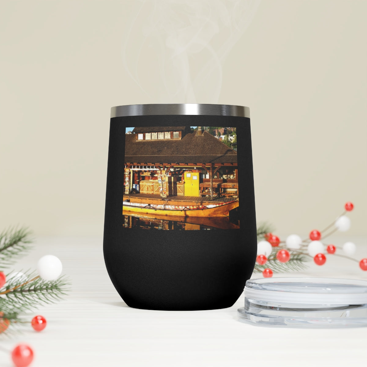 Q'il'bid Awe - 12 oz Insulated Wine Tumbler - Fry1Productions