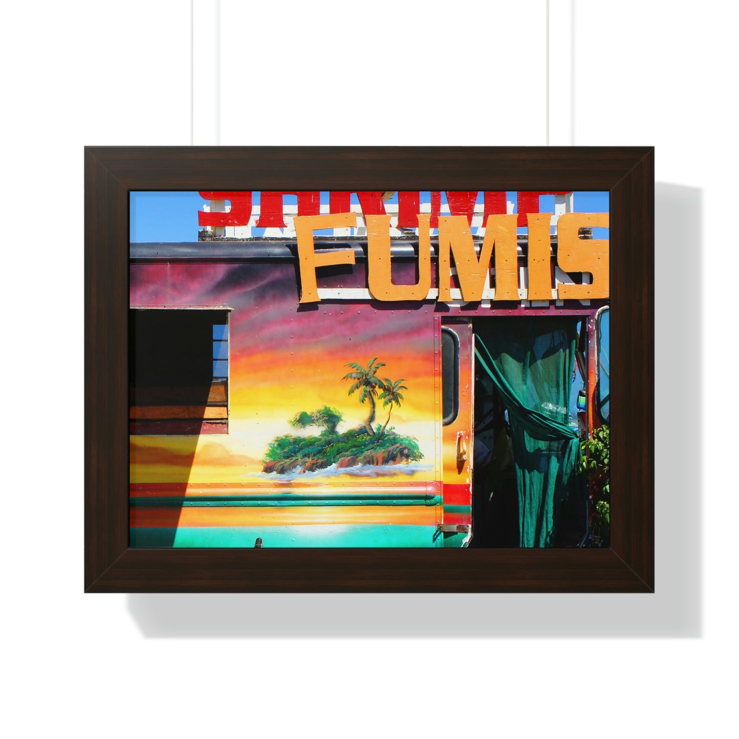 Island Love - Framed Horizontal Poster - Fry1Productions