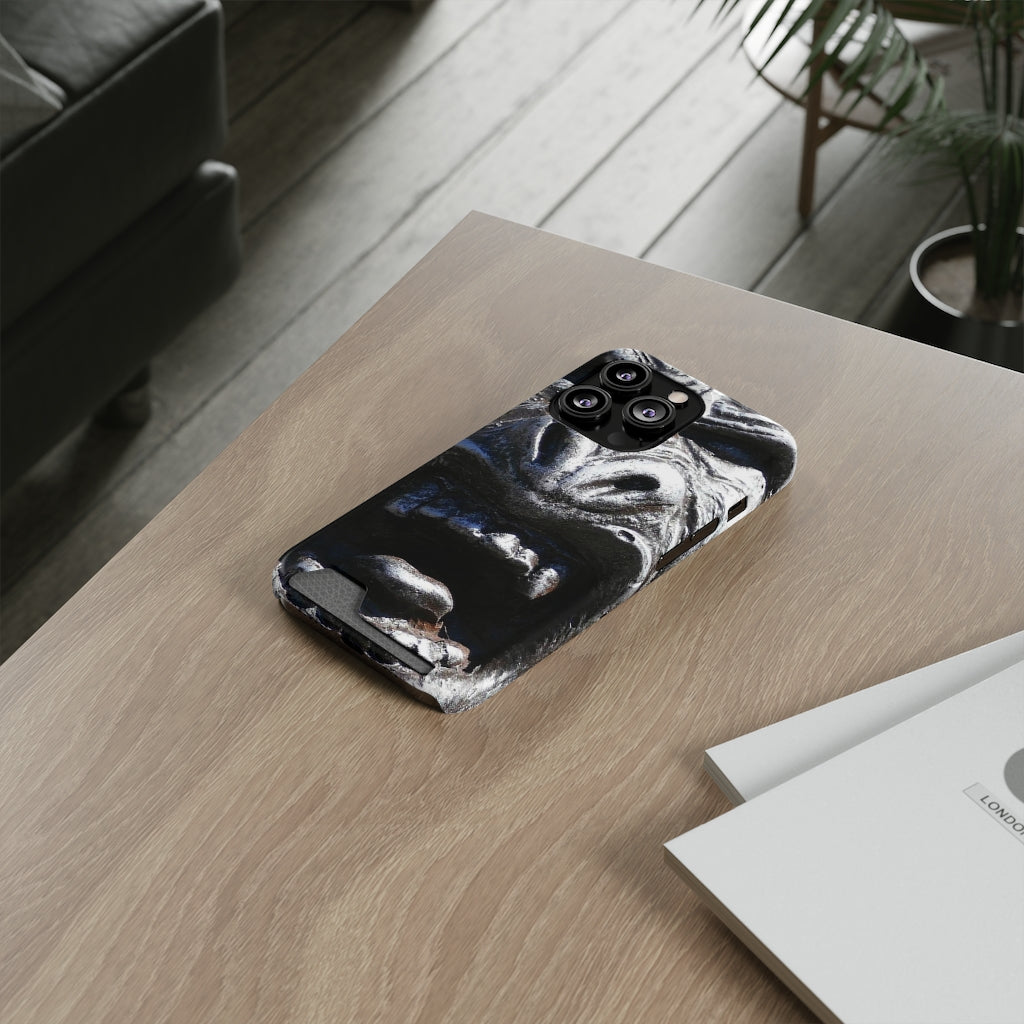 "Frenzy Scream" - Galaxy S22 S21 & iPhone 13 Case With Card Holder - Fry1Productions