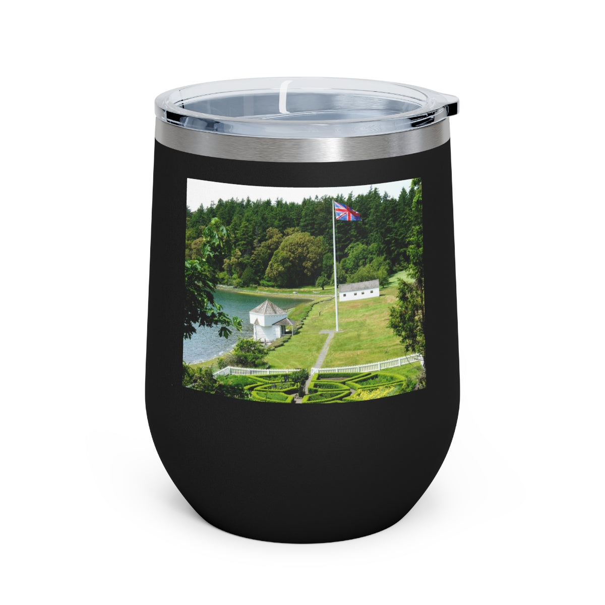 Magnificent Grandiose Views - 12 oz Insulated Wine Tumbler - Fry1Productions
