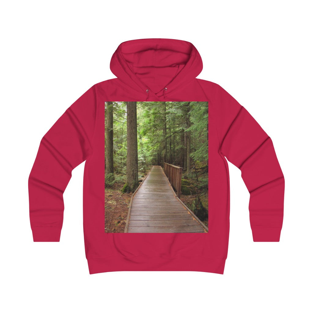 "Fauna Flora" -  Girlie College Hoodie - Fry1Productions