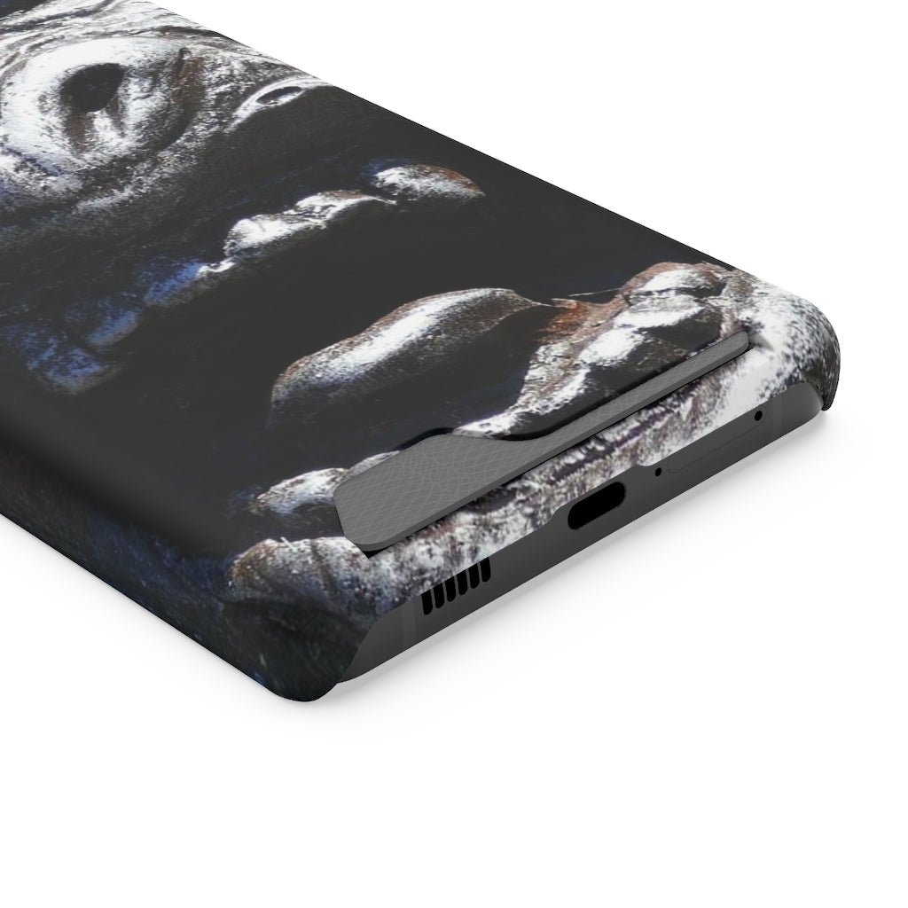 "Frenzy Scream" - Galaxy S22 S21 & iPhone 13 Case With Card Holder - Fry1Productions