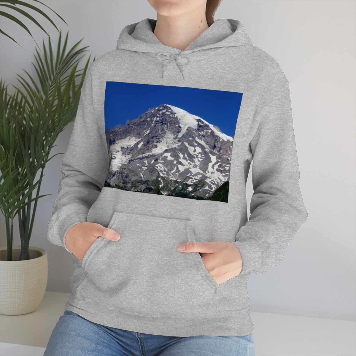 Majestic Mt. Rainier - Unisex Heavy Blend Hooded Sweatshirt - Fry1Productions
