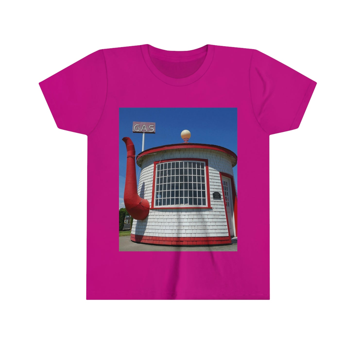 Historic Attraction Teapot Dome - Youth Short Sleeve Tee - Fry1Productions
