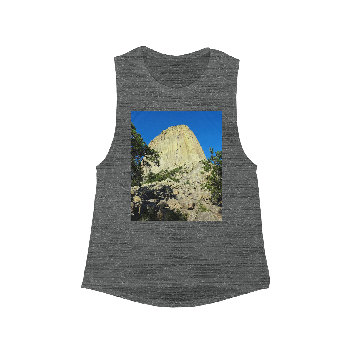 Reaching Heaven - Women's Flowy Scoop Muscle Tank - Fry1Productions
