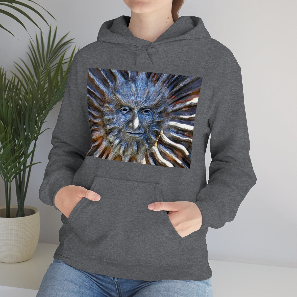 Sun God - Unisex Heavy Blend Hooded Sweatshirt - Fry1Productions