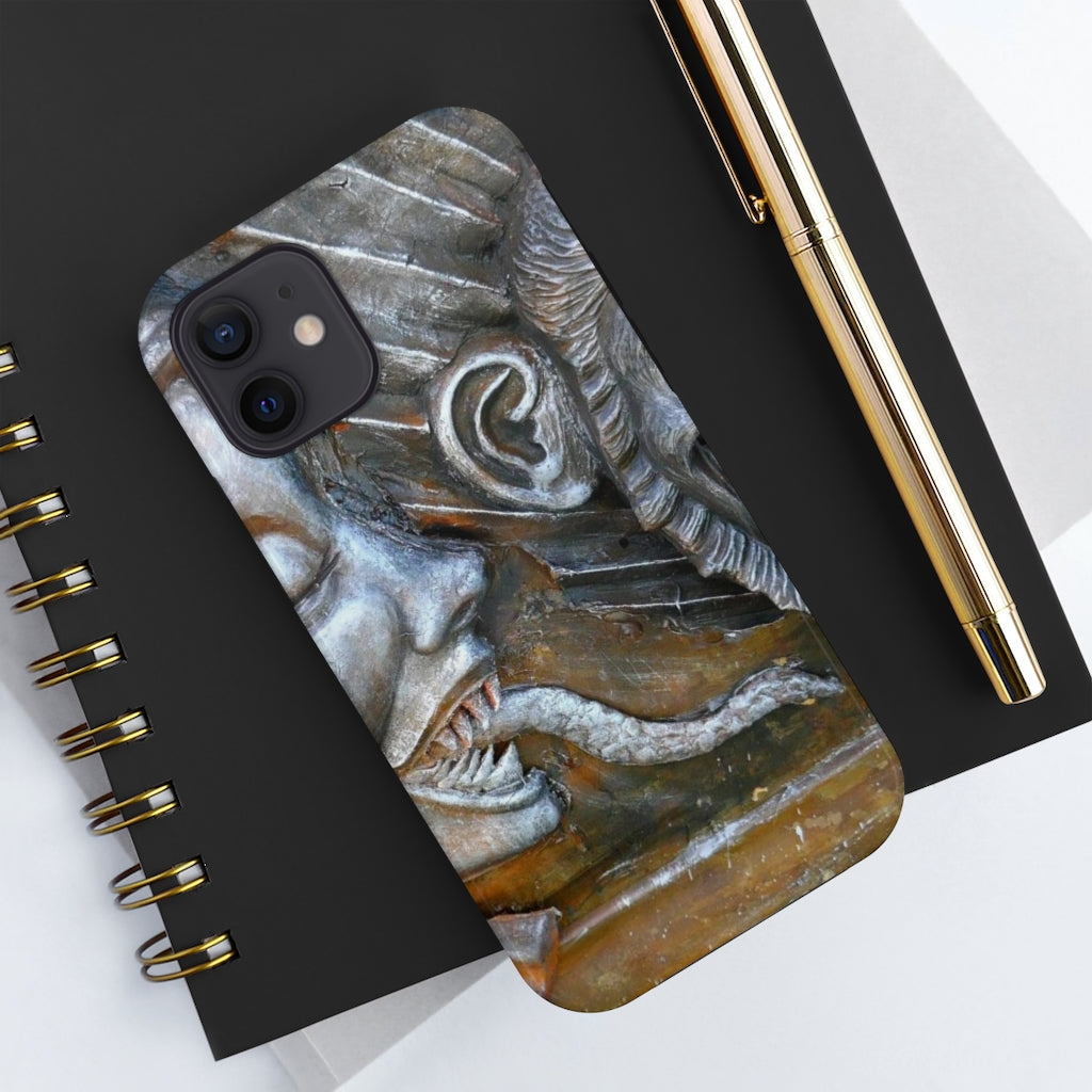 "Snakily Speaking" - iPhone Tough Case - Fry1Productions