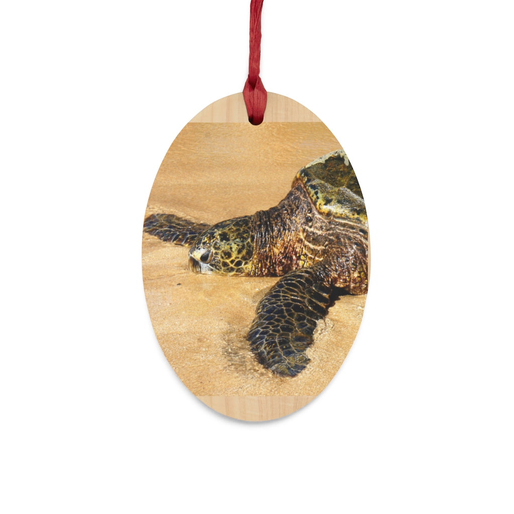 Glistening Journey - Wooden Christmas Ornaments - Fry1Productions