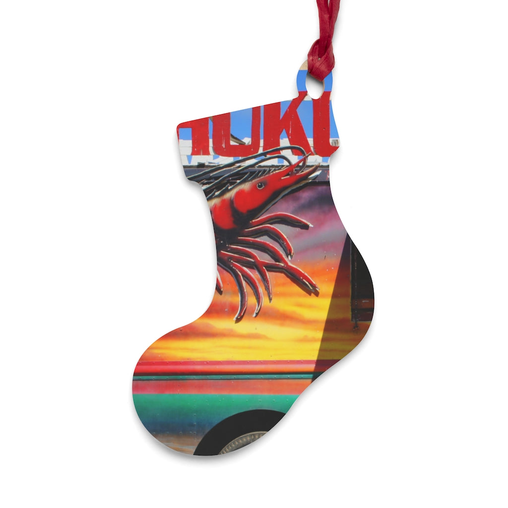 Kahuku Kai - Wooden Christmas Ornaments - Fry1Productions