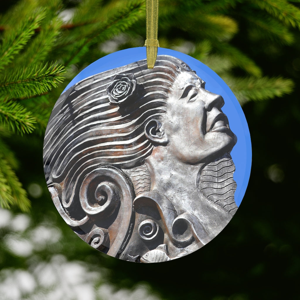 Nymph Beauty - Glass Ornament - Fry1Productions