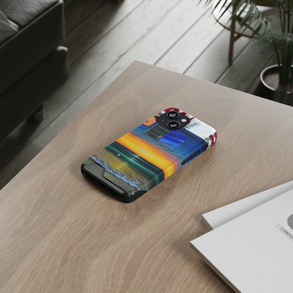 "Fumis Aloha" - Galaxy S22 S21 & iPhone 13 Case With Card Holder - Fry1Productions