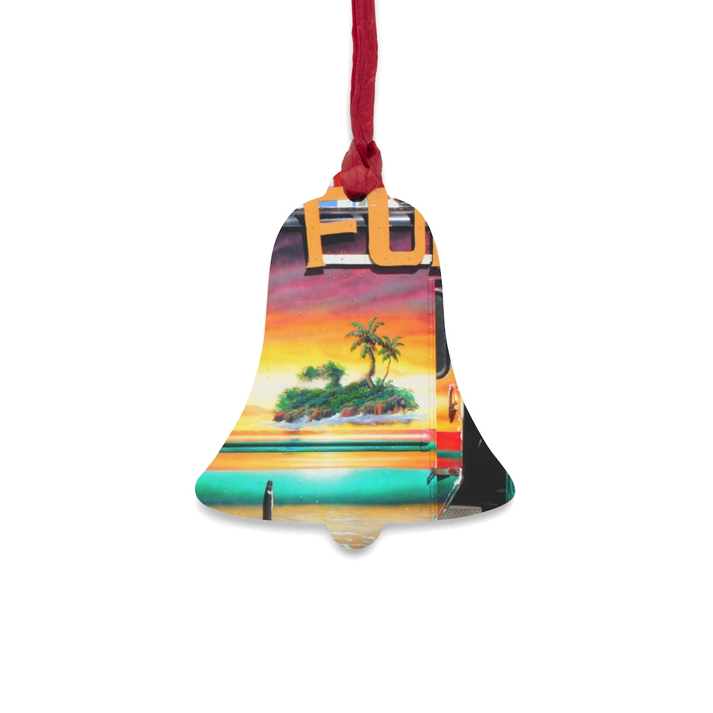 Island Love - Wooden Christmas Ornaments - Fry1Productions