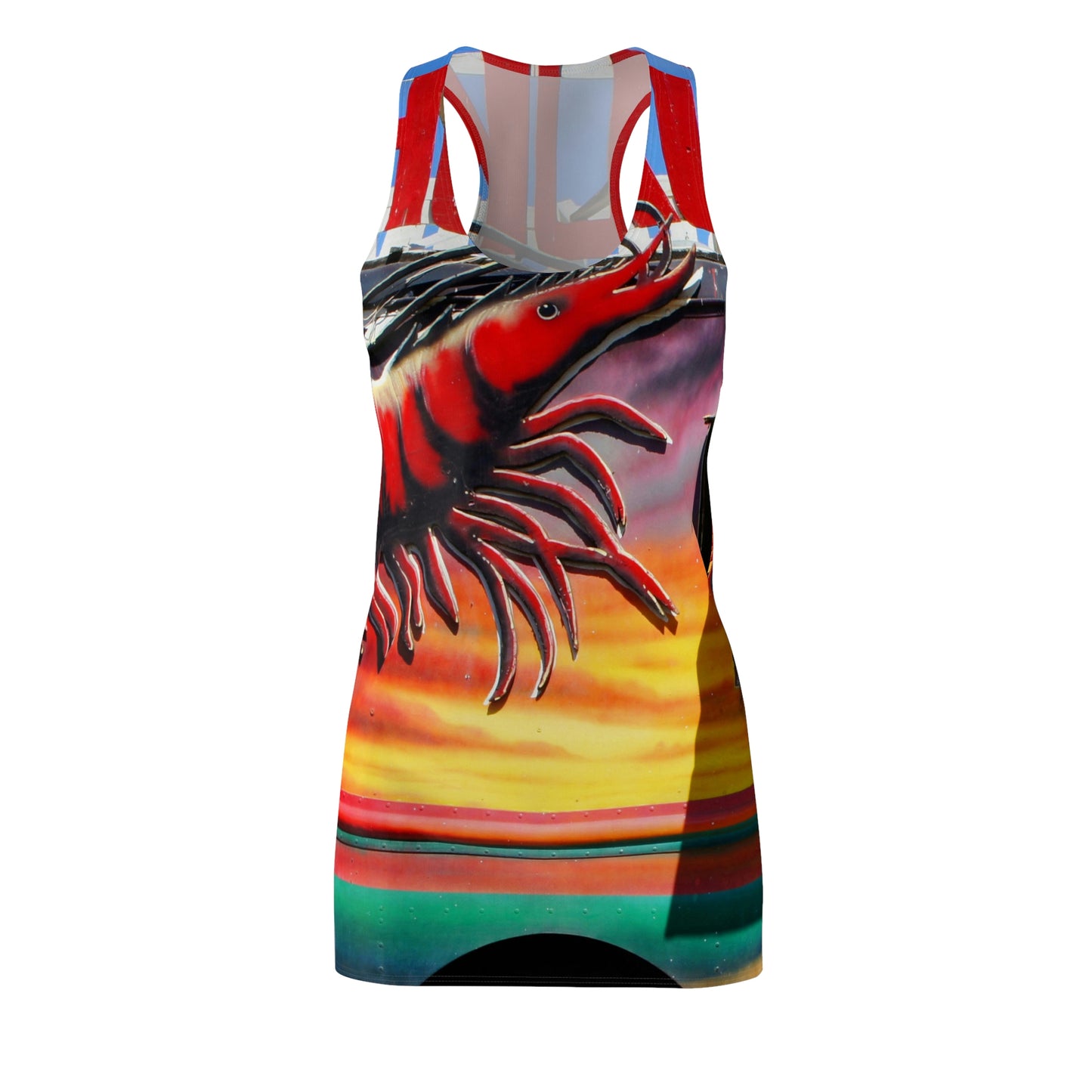 Kahuku Kai - Women's All-Over Print Racerback Dress - Fry1Productions