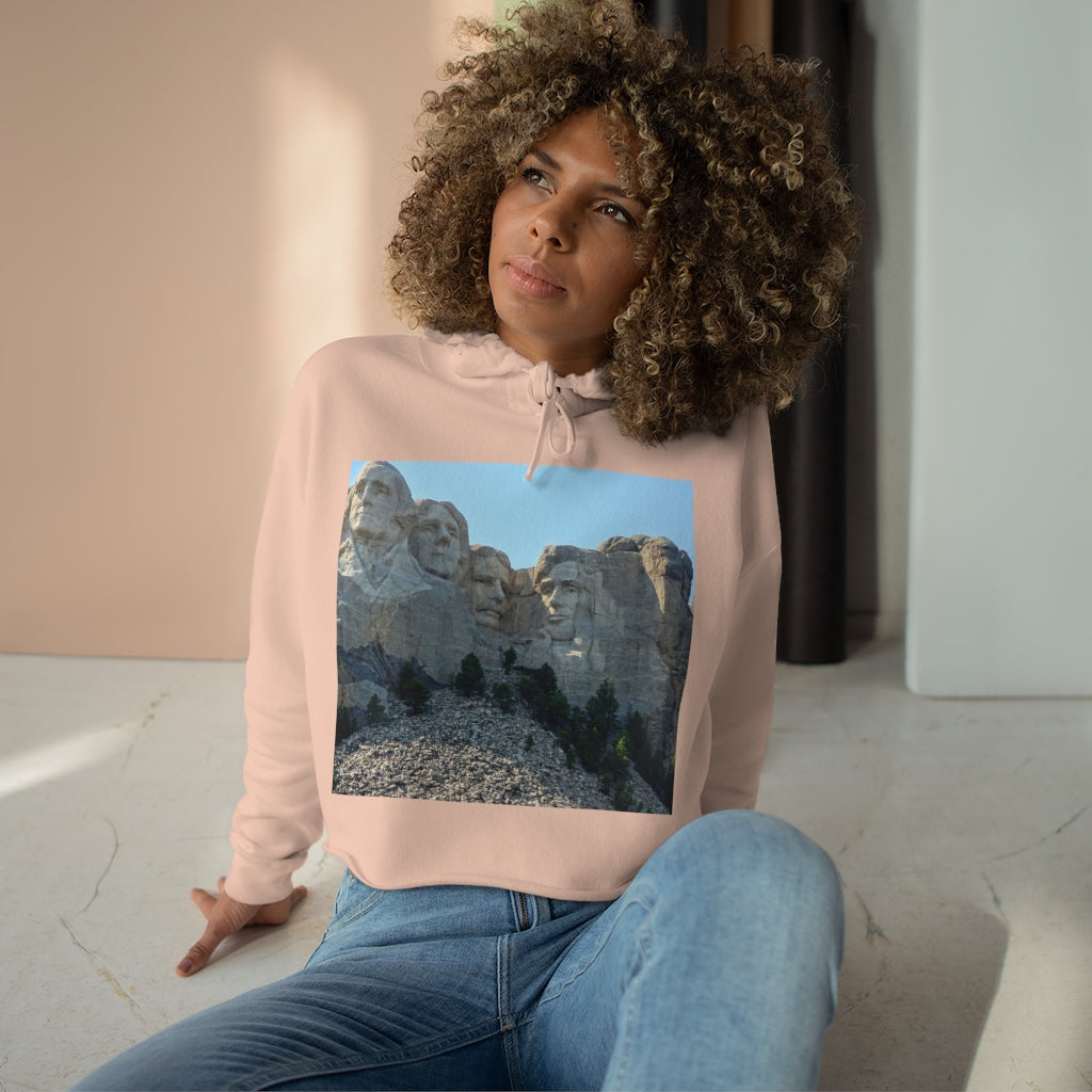 History Remembered Forever - Crop Hoodie - Fry1Productions