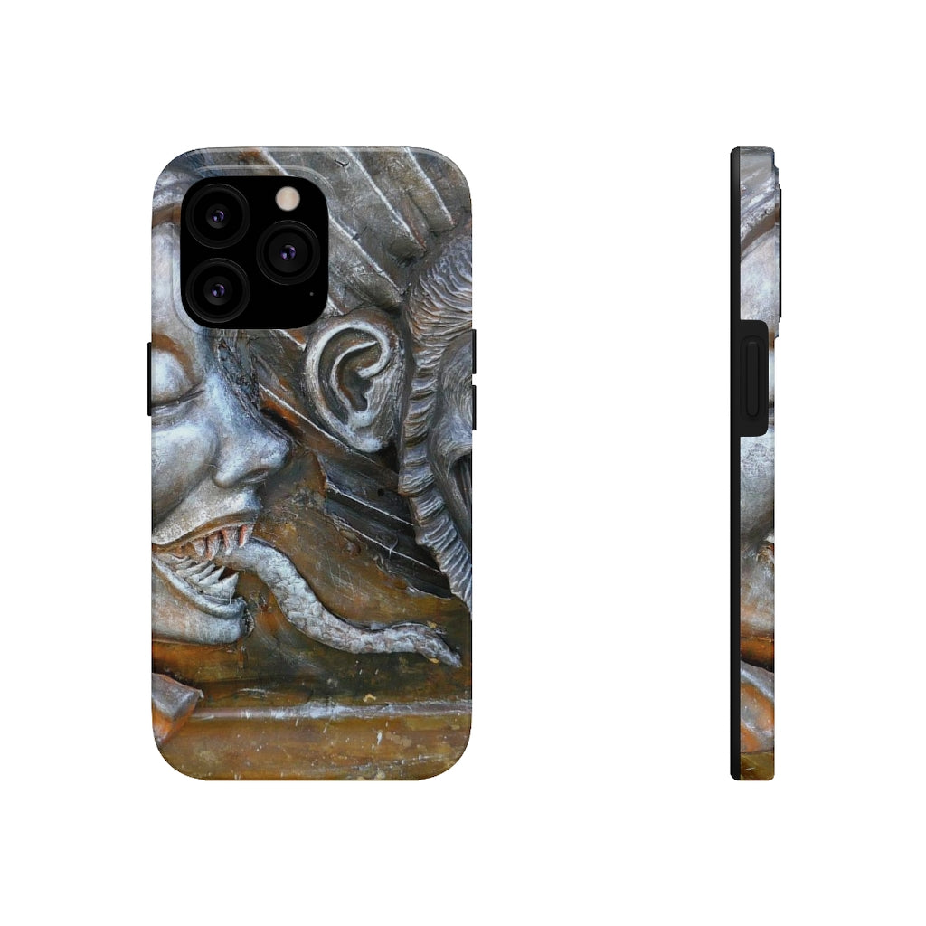 "Snakily Speaking" - iPhone Tough Case - Fry1Productions