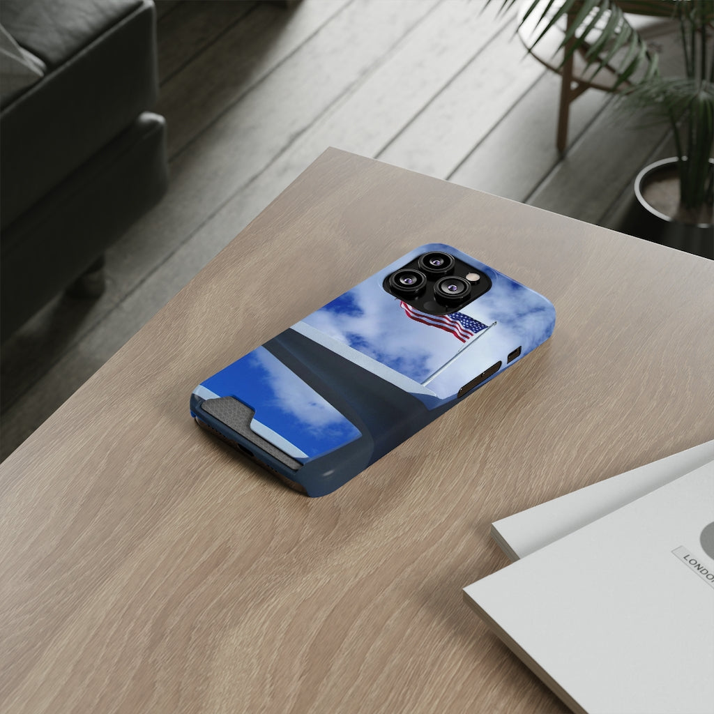 "In Solemn Remembrance" - Galaxy S22 S21 & iPhone 13 Case With Card Holder - Fry1Productions
