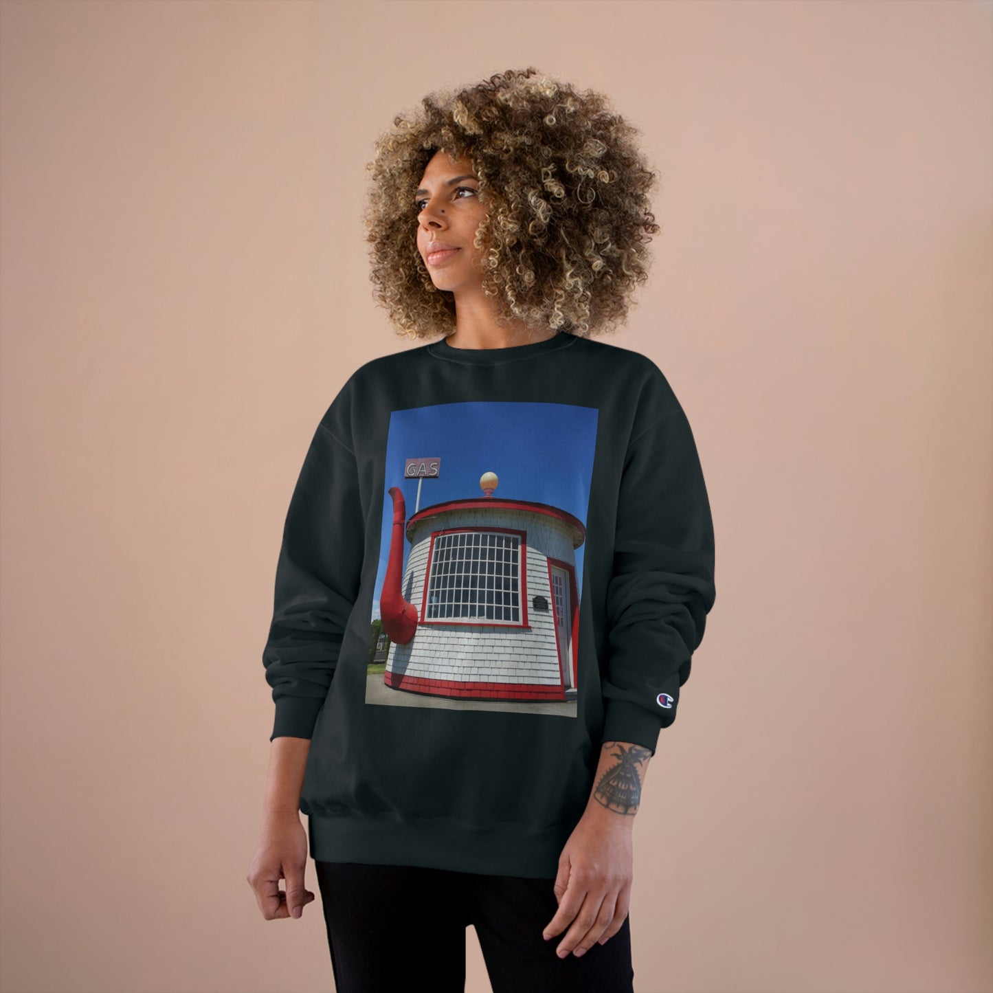 Historic Attraction Teapot Dome - Champion Sweatshirt - Fry1Productions