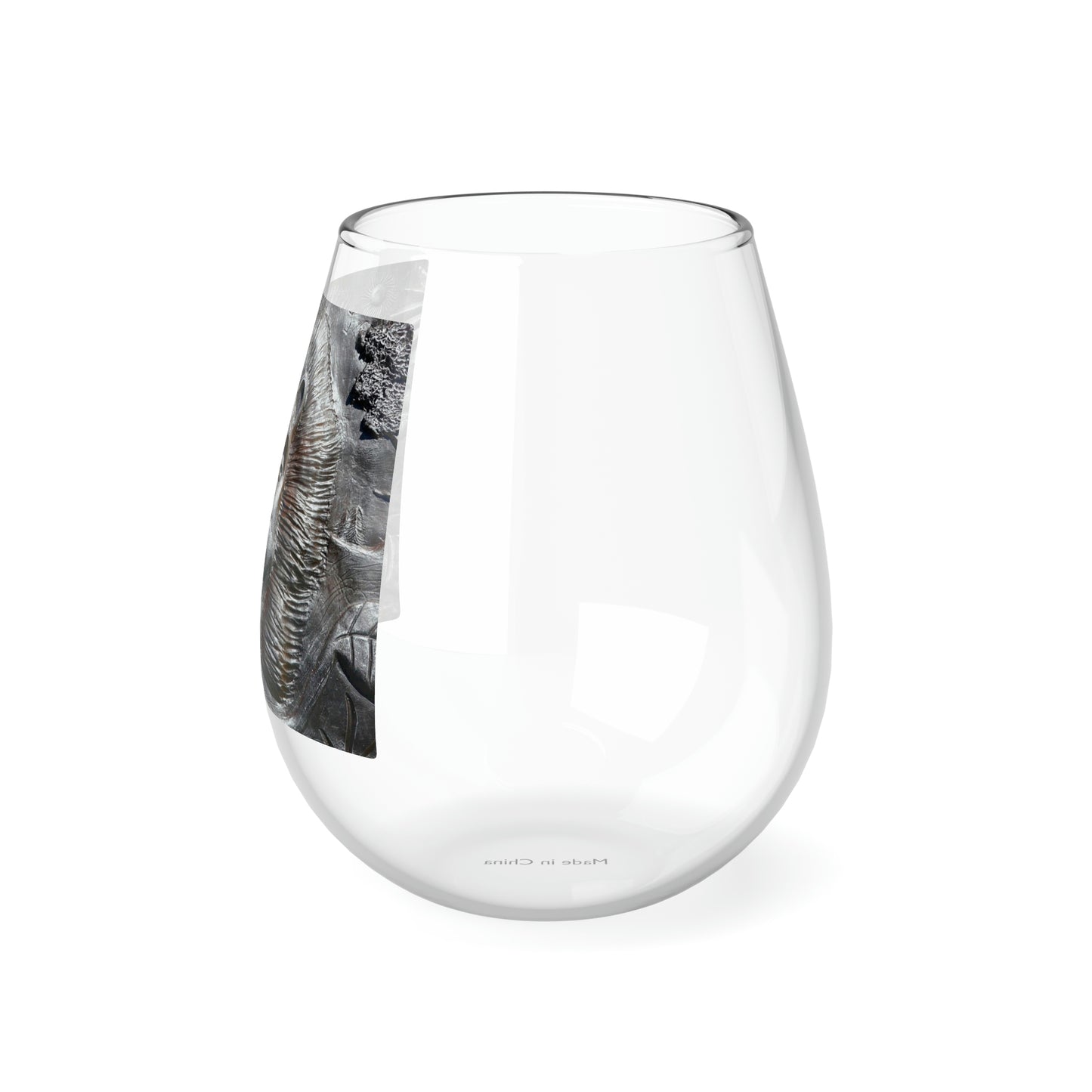 Lion's Friends Forever - Stemless Wine Glass, 11.75 oz - Fry1Productions