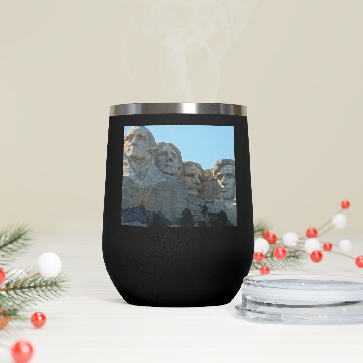History Remembered Forever - 12 oz Insulated Wine Tumbler - Fry1Productions