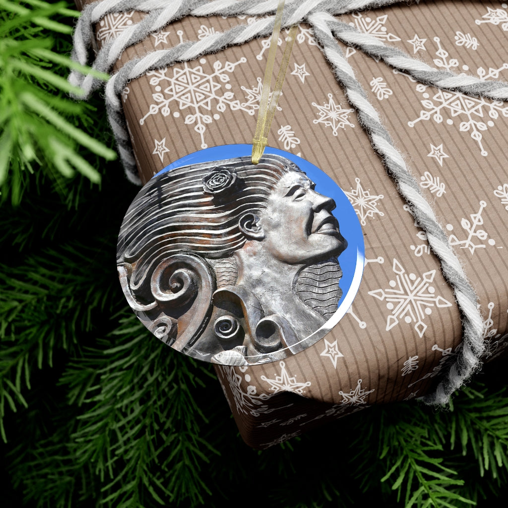 Nymph Beauty - Glass Ornament - Fry1Productions