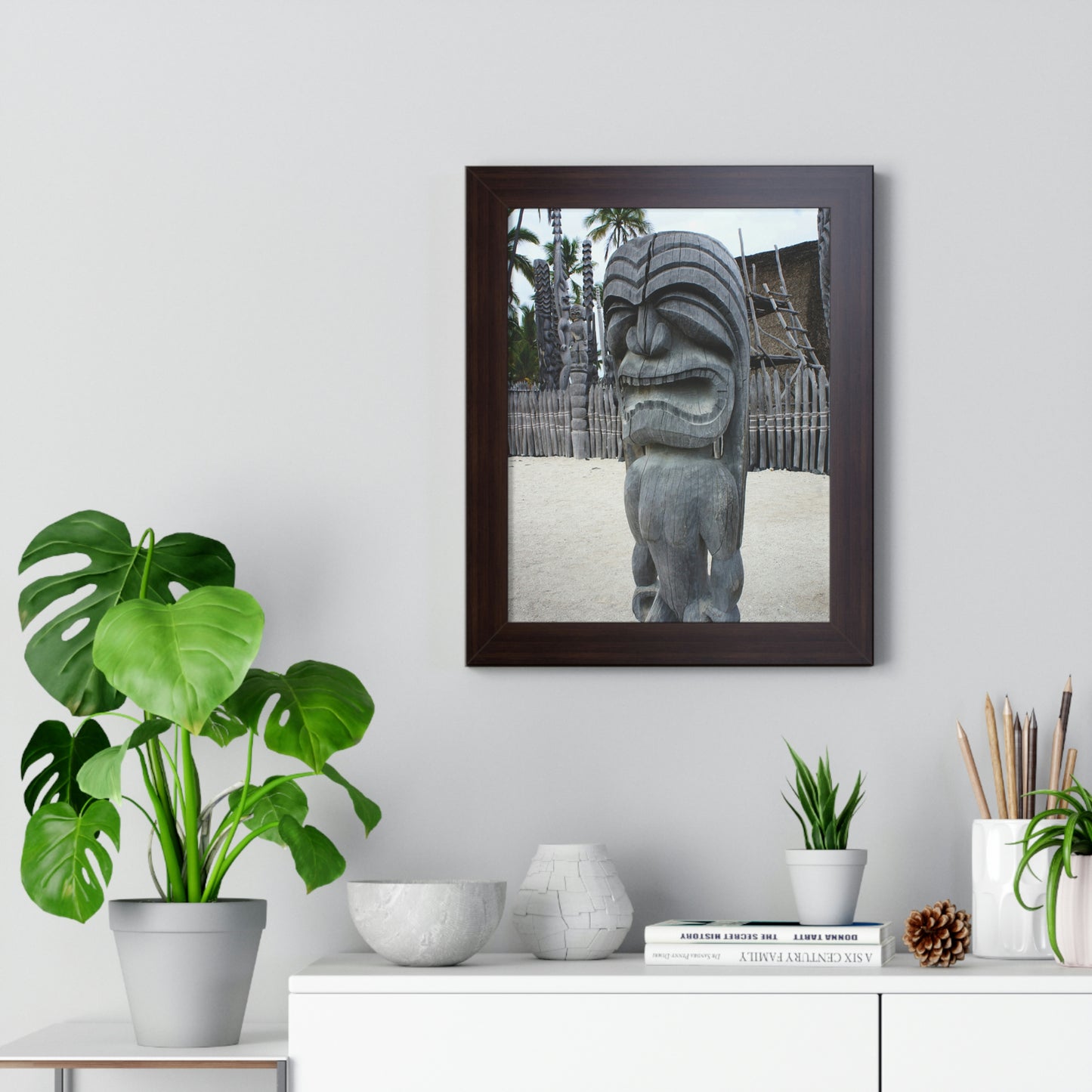 Fierce Guardian - Framed Vertical Poster - Fry1Productions