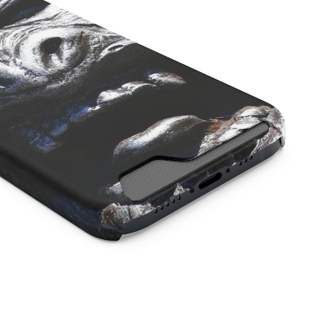 "Frenzy Scream" - Galaxy S22 S21 & iPhone 13 Case With Card Holder - Fry1Productions