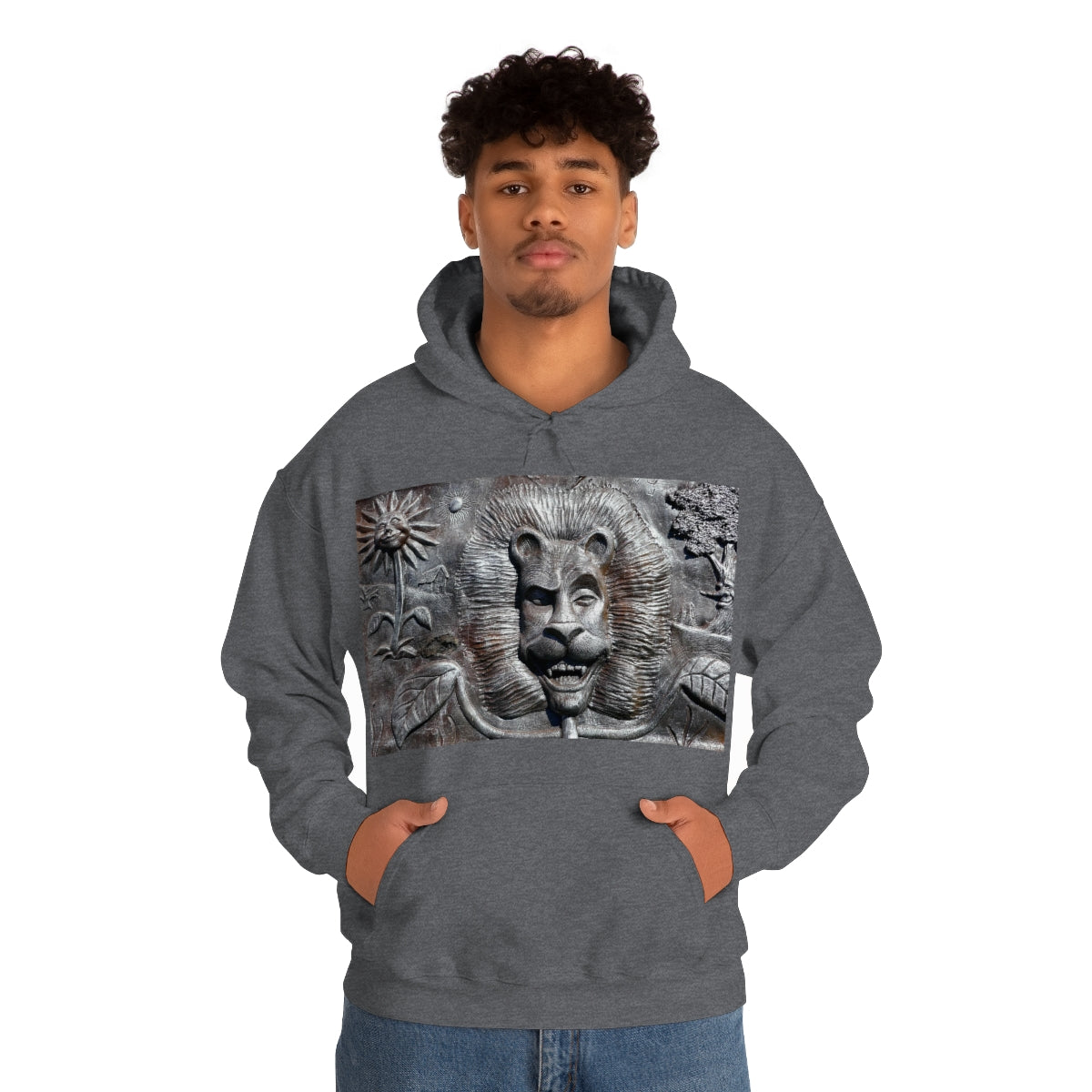 Lion's Friends Forever - Unisex Heavy Blend Hooded Sweatshirt - Fry1Productions