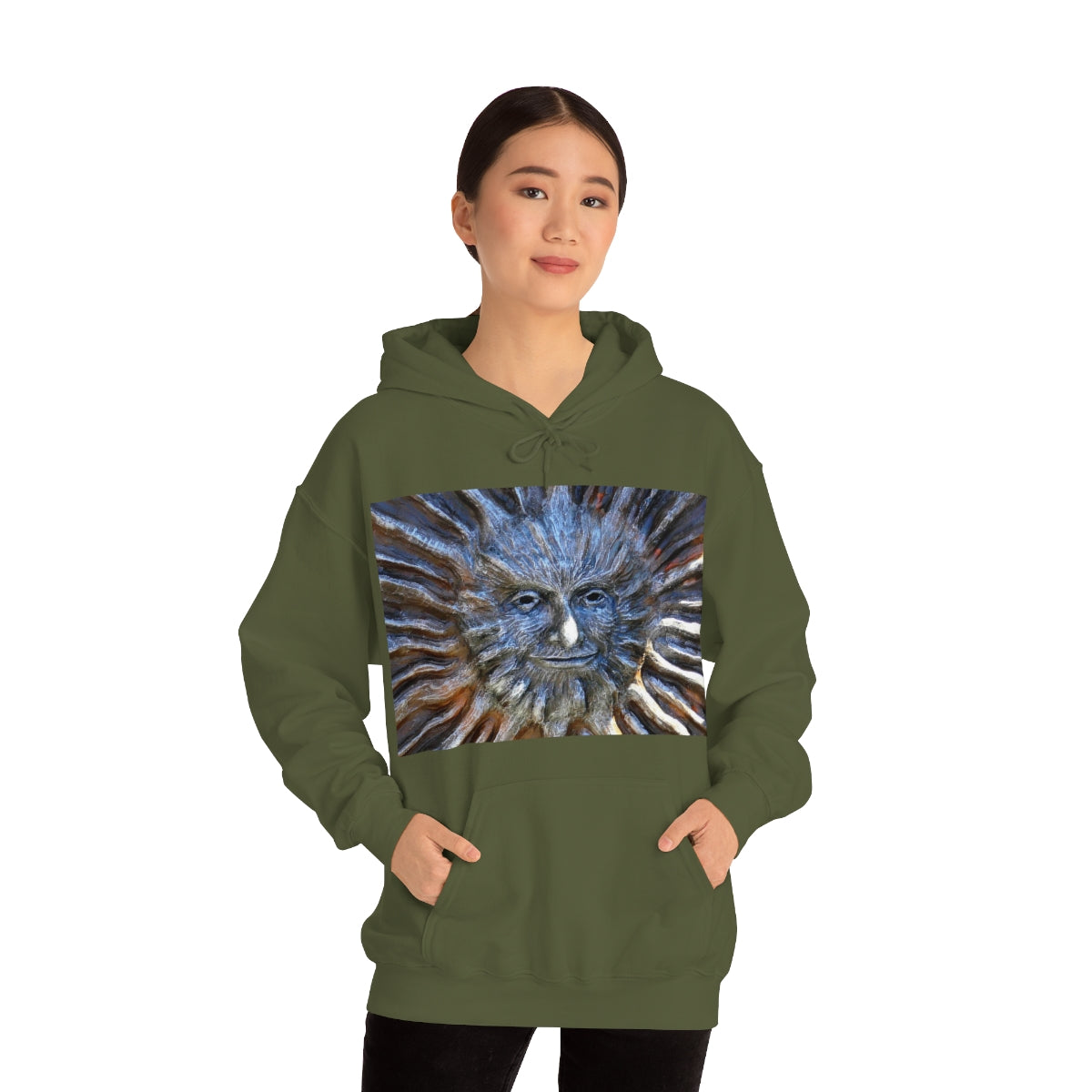 Sun God - Unisex Heavy Blend Hooded Sweatshirt - Fry1Productions