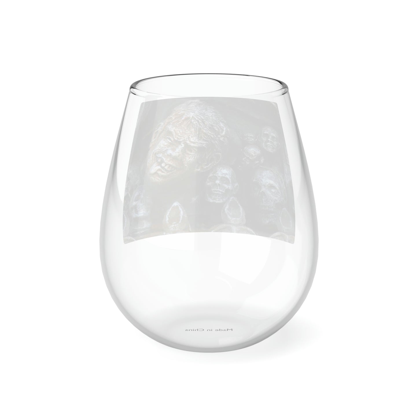 Waiting For The King - Stemless Wine Glass, 11.75 oz - Fry1Productions