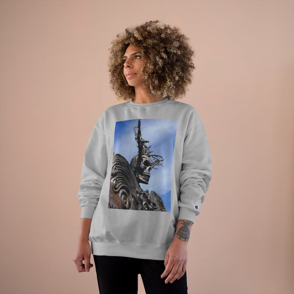 Skull Warrior - Champion Sweatshirt - Fry1Productions