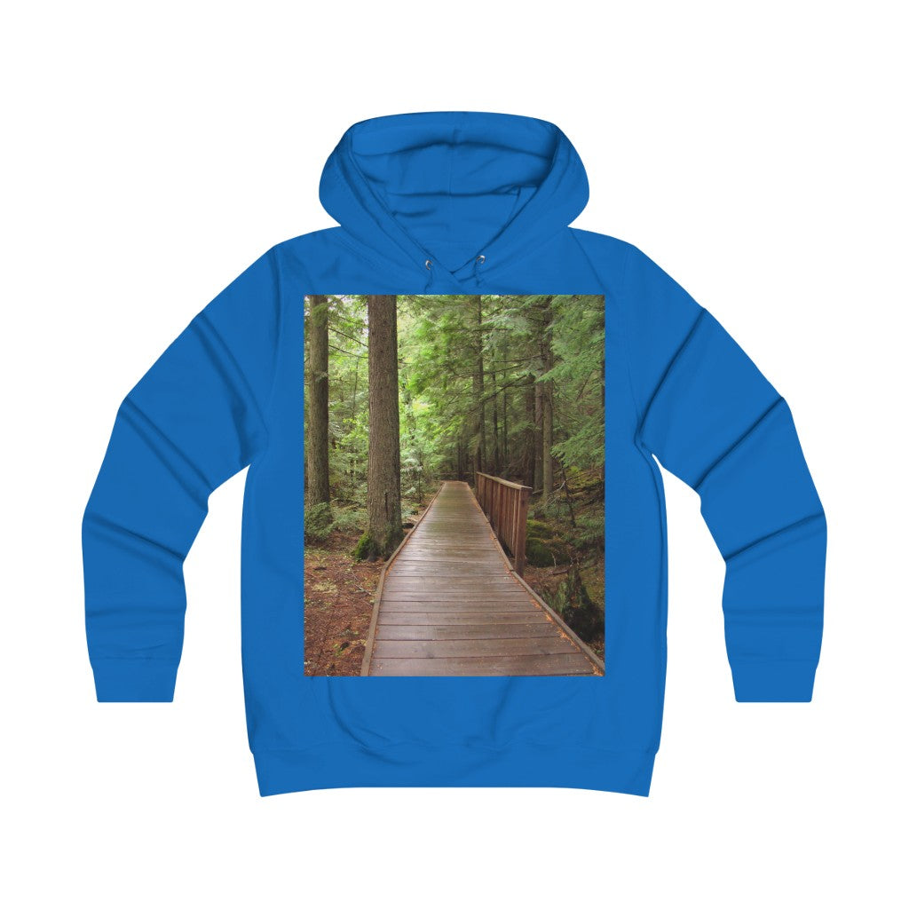 "Fauna Flora" -  Girlie College Hoodie - Fry1Productions