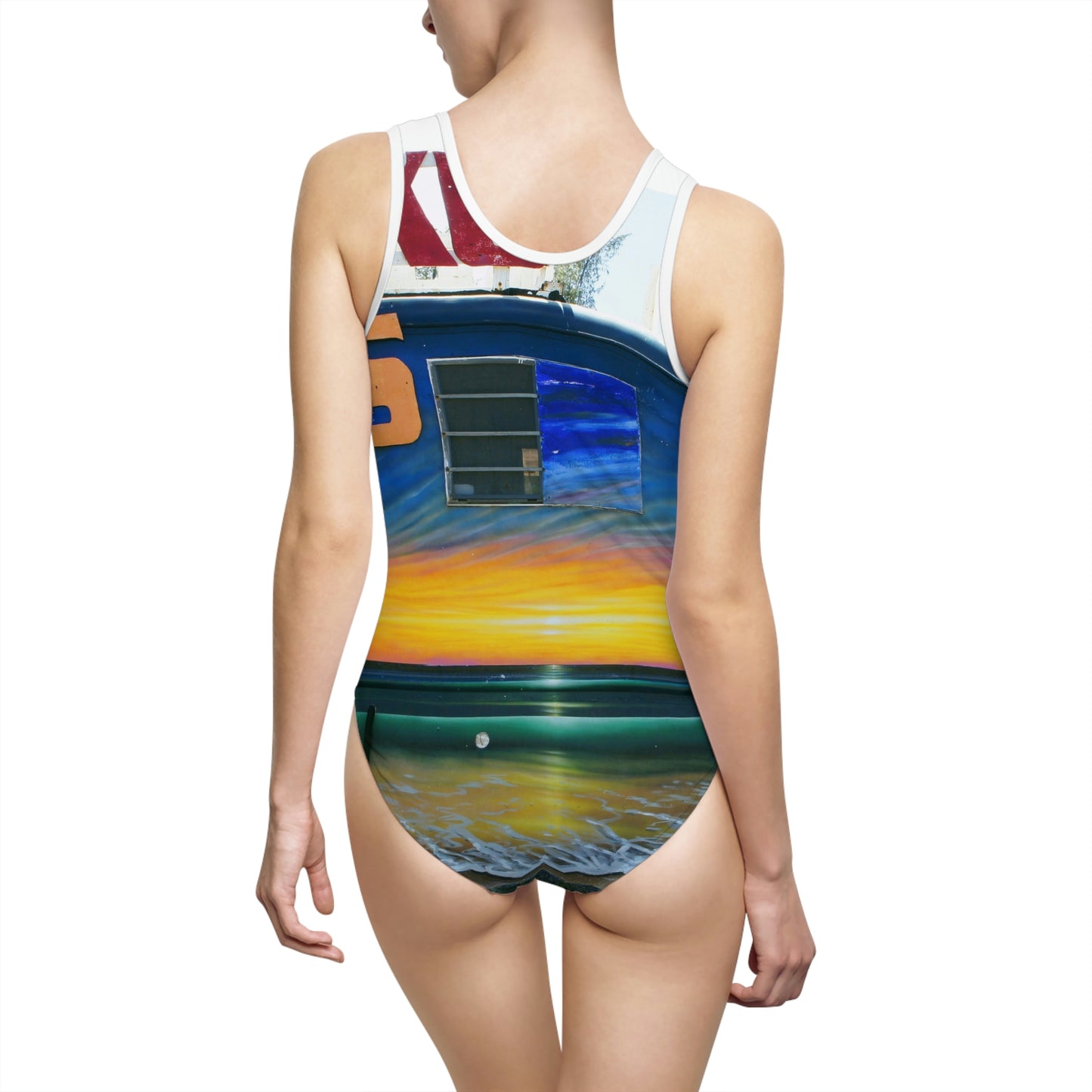 Fumis Aloha - Women's Classic One-Piece Swimsuit - Fry1Productions