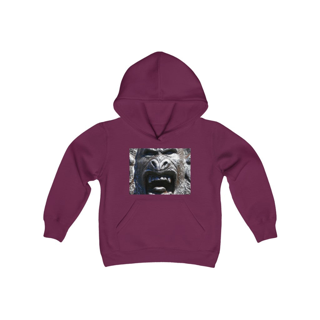 "Frenzy Scream" - Youth Heavy Blend Hooded Sweatshirt - Fry1Productions