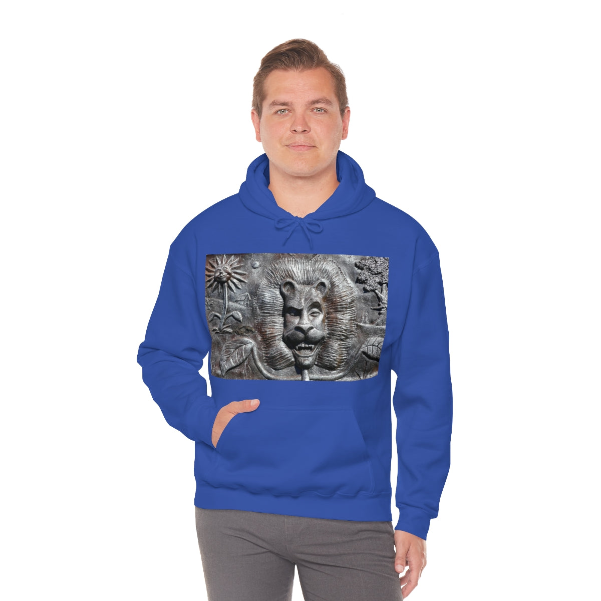 Lion's Friends Forever - Unisex Heavy Blend Hooded Sweatshirt - Fry1Productions