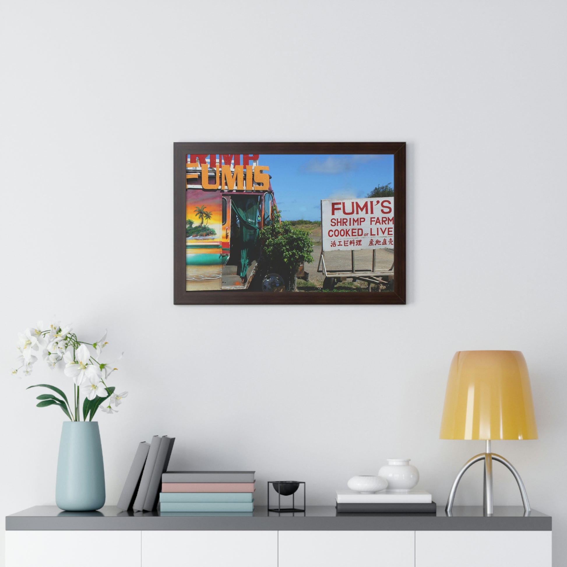 Kaulana Delights - Framed Horizontal Poster - Fry1Productions