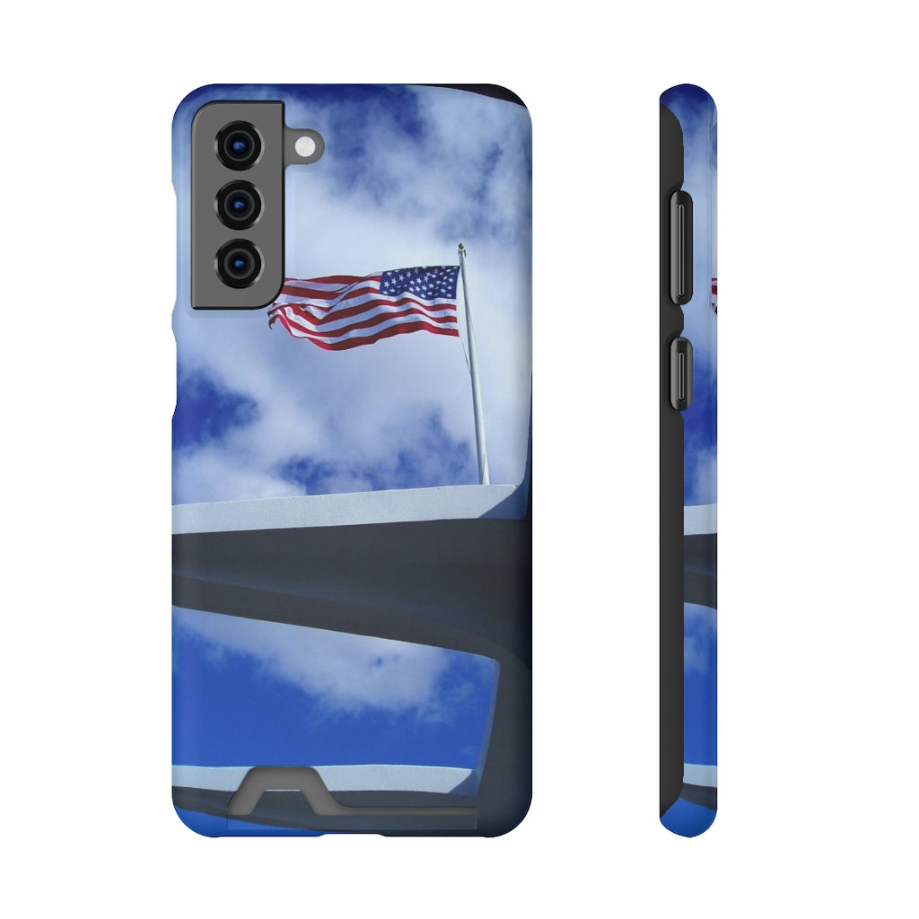 "In Solemn Remembrance" - Galaxy S22 S21 & iPhone 13 Case With Card Holder - Fry1Productions