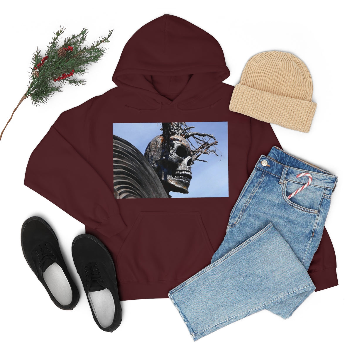 Skull Warrior - Unisex Heavy Blend Hooded Sweatshirt - Fry1Productions