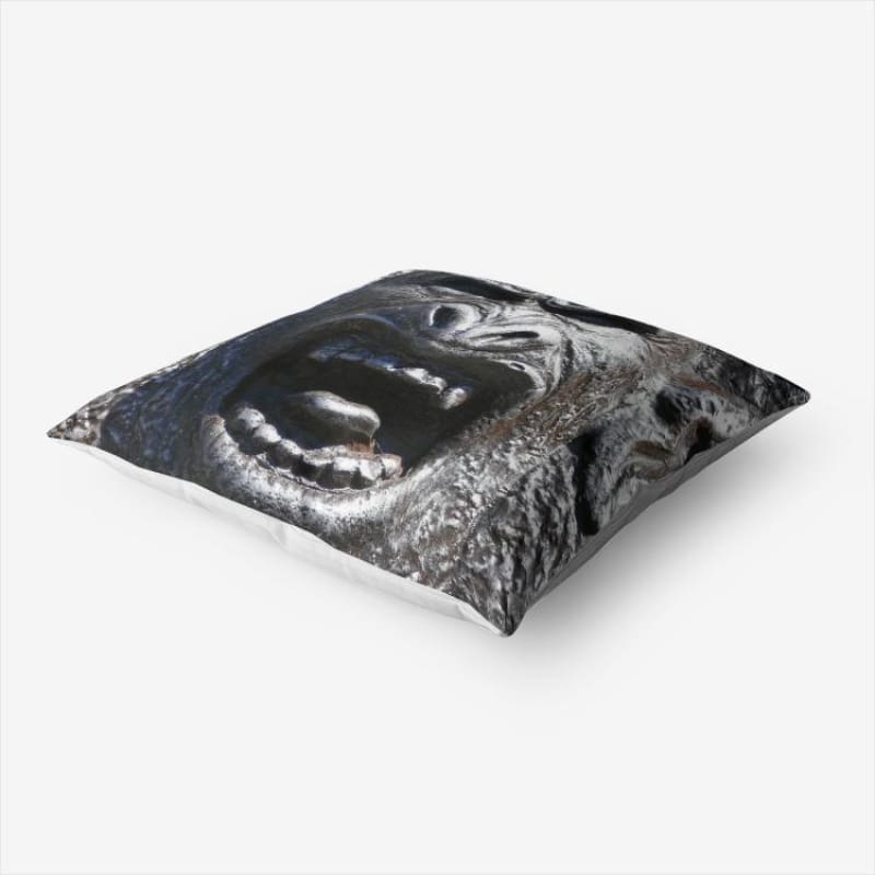 Frenzy Scream - Hypoallergenic Throw Pillow - Fry1Productions