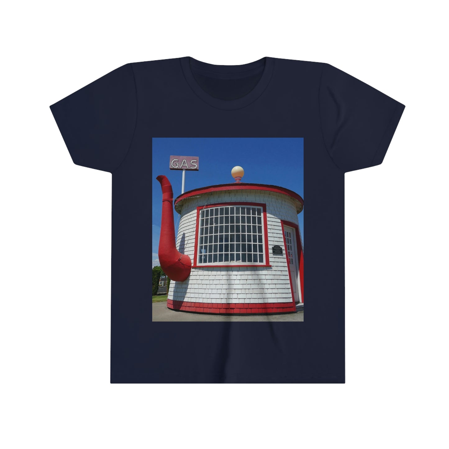 Historic Attraction Teapot Dome - Youth Short Sleeve Tee - Fry1Productions