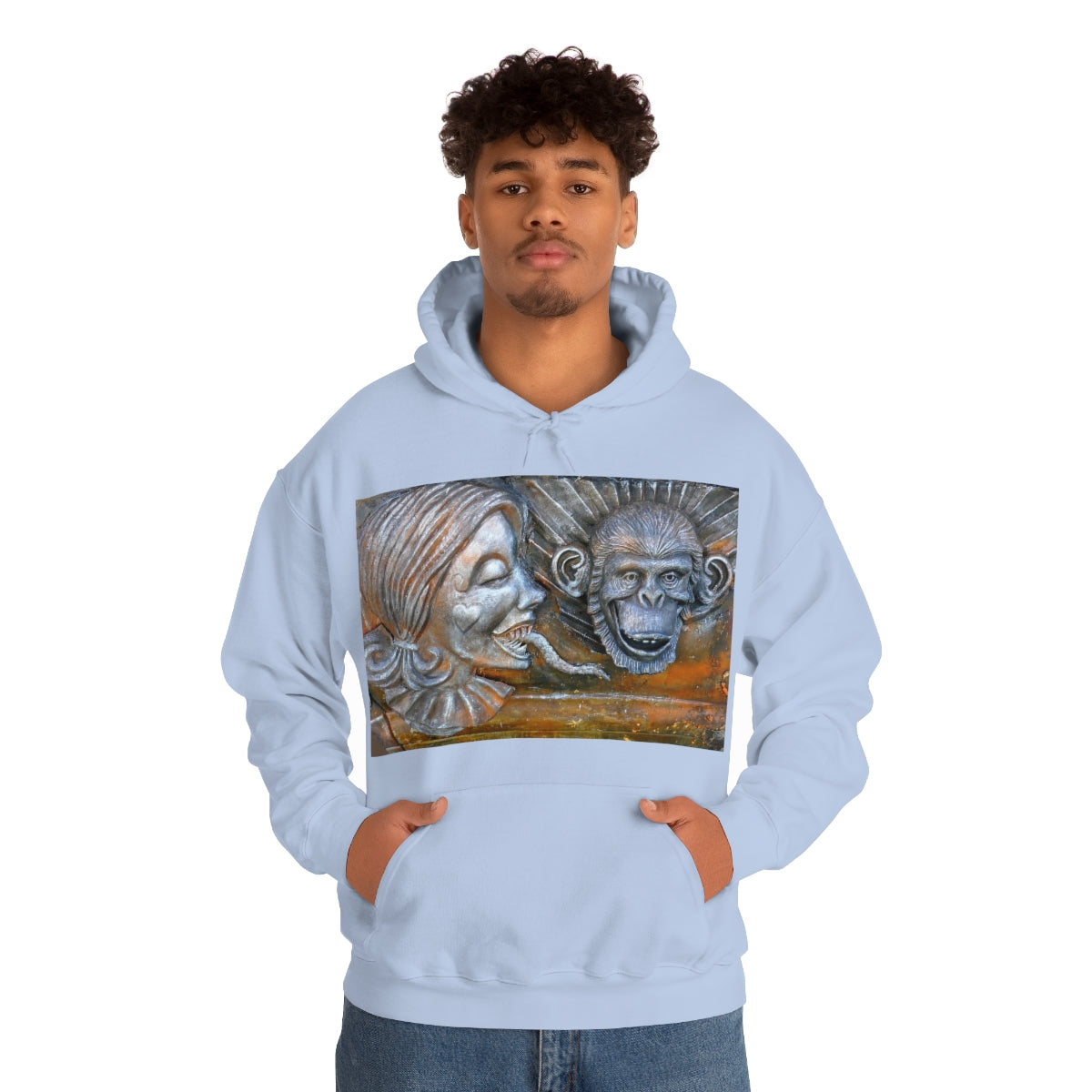 Snakily Speaking - Unisex Heavy Blend Hooded Sweatshirt - Fry1Productions