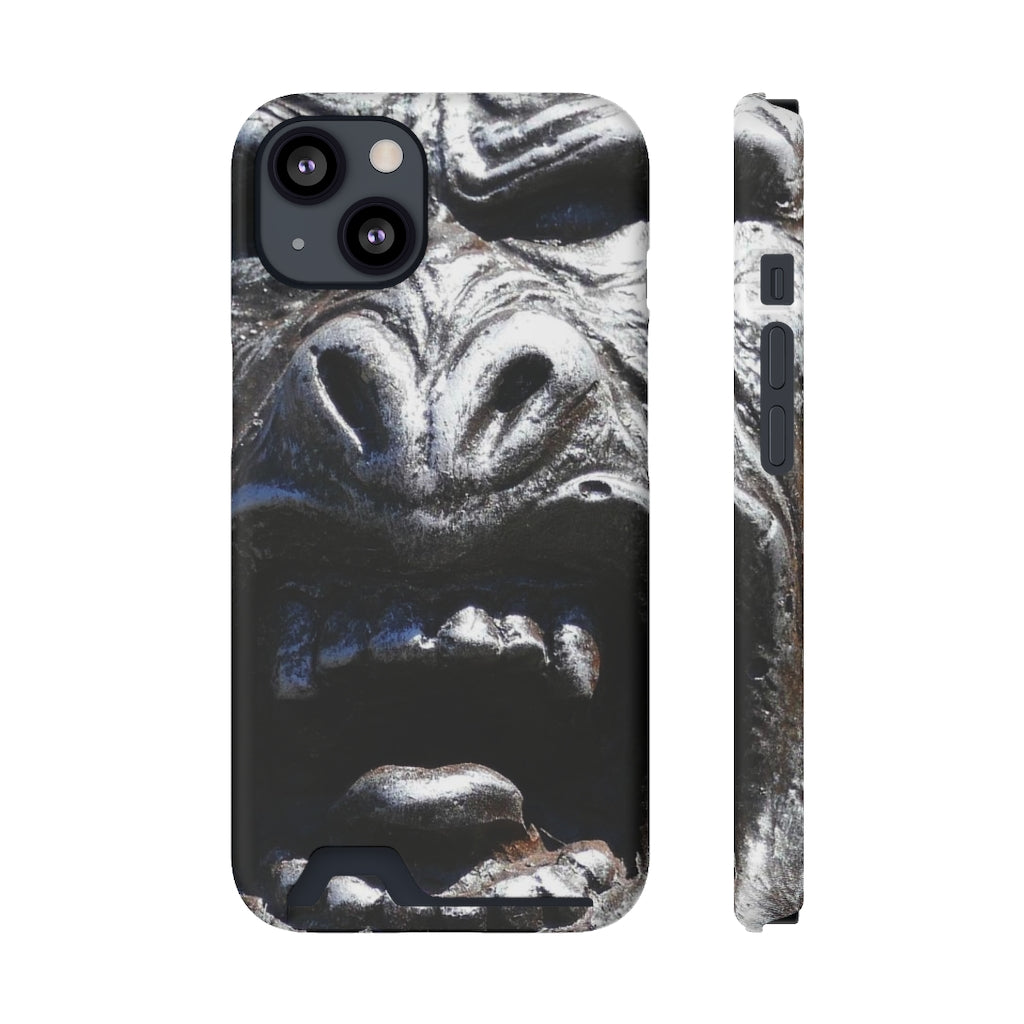 "Frenzy Scream" - Galaxy S22 S21 & iPhone 13 Case With Card Holder - Fry1Productions